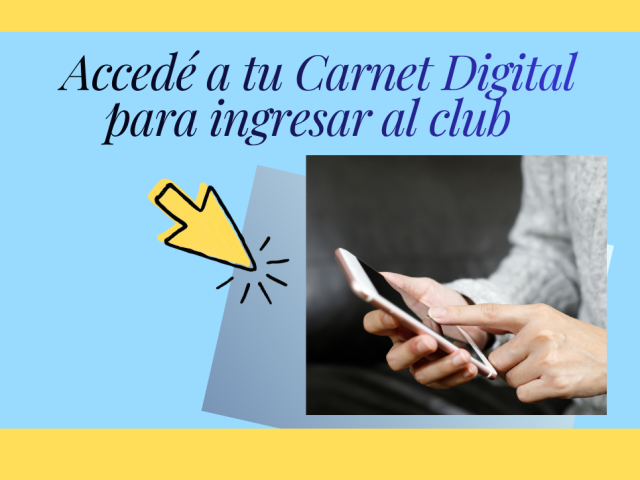 carnet digital para el ingreso al club